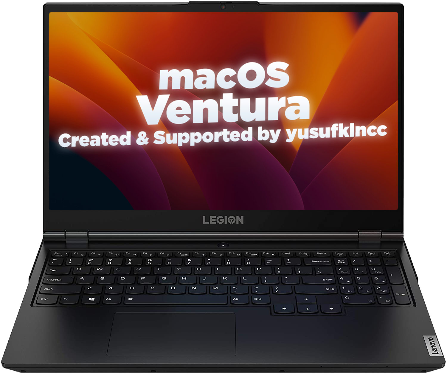 Başarılı Kurulum: Lenovo Legion 5 15IMH05H | i7-10750H | macOS Ventura